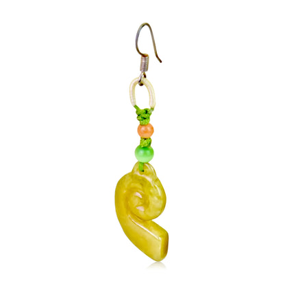 Thoughtful Anniversary Gift a Swirl Earrings Unique Handmade Earrings For Her Swirl Jewelry For Inner Calmness