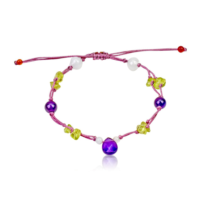 Amethyst Gemstones Bracelet Make a Stylish StatementBraceletsSerenity Jade