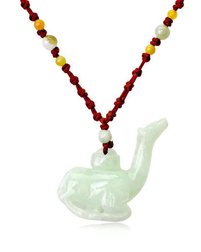Men Giraffe Necklace with Animals a Giraffe Jewelry for Grounding and Steady Success Father’s Day Gift
