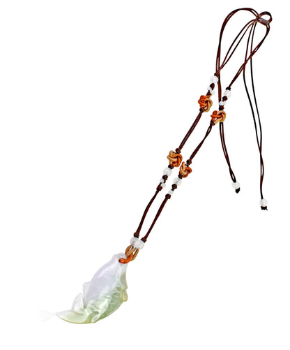 Men Koi Fish Necklace in Jade Koi Fish Pendant for Him Koi Fish Jewelry for Good Fortune Soulful Father's Day Gift