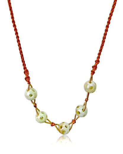 Real Jade Bead Necklace a Nephrite Jade Beads For Her Bead Mother's Day Gift with Timeless Luxury Energy