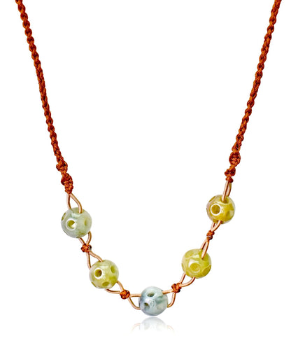 Real Jade Bead Necklace a Nephrite Jade Beads For Her Bead Anniversary Gift with Timeless Luxury Energy