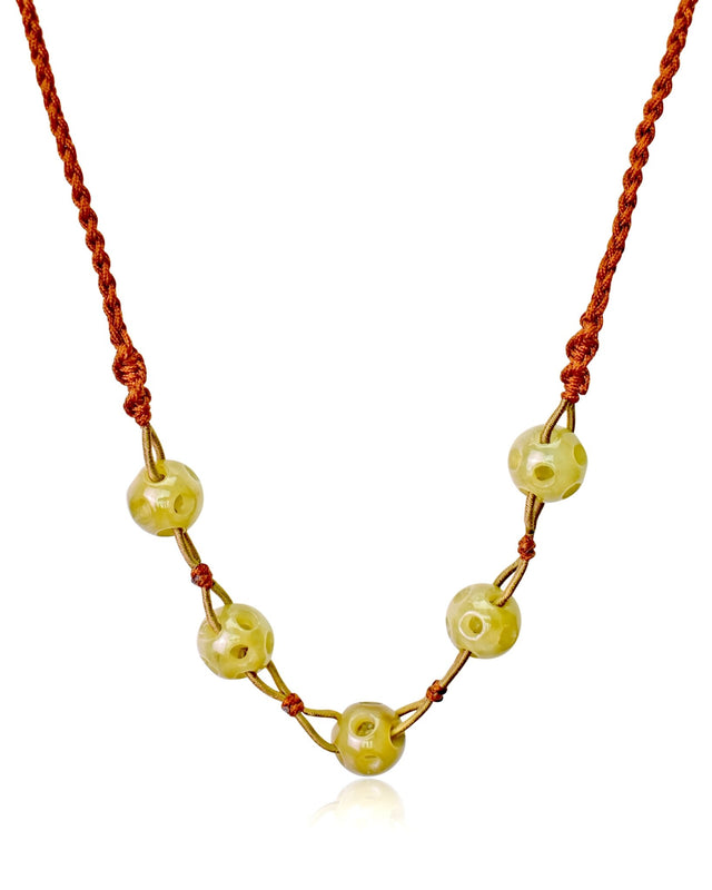 Real Jade Bead Necklace a Nephrite Jade Beads For Her Bead Birthday Gift with Timeless Luxury Energy