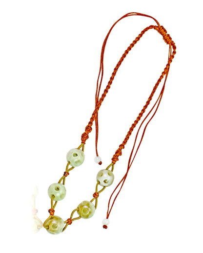 Men Real Jade Bead Necklace a Nephrite Jade Beads For Him Bead Birthday Gift with Timeless Luxury Energy