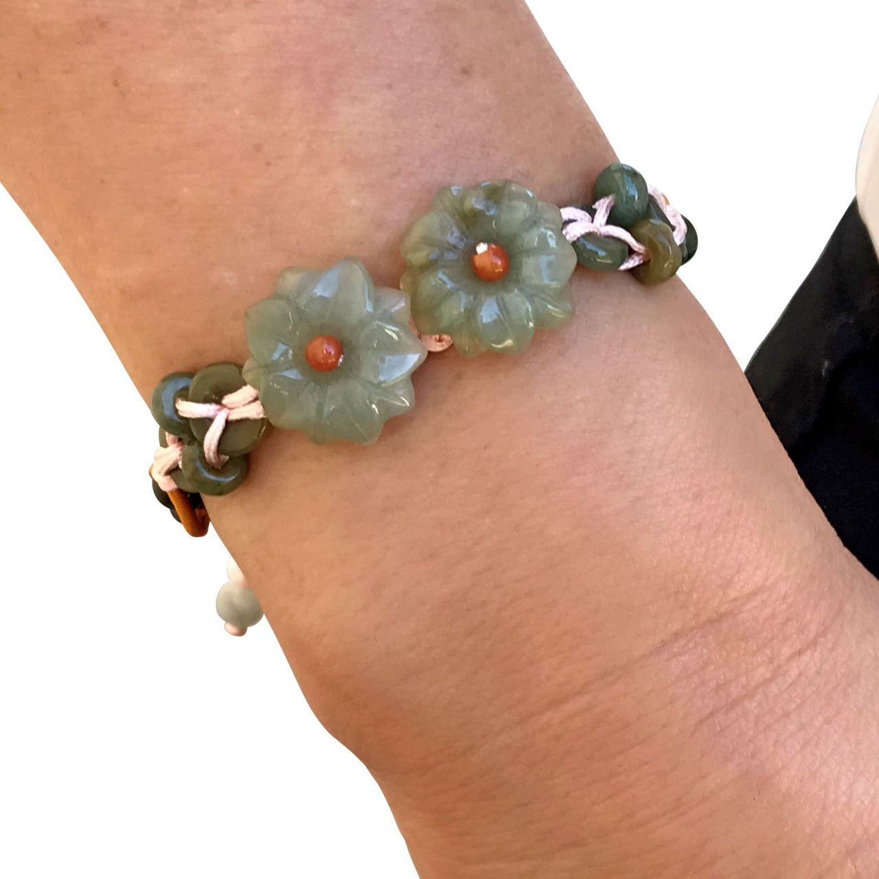 Be Uniquely Stylish with the Double Mums Adjustable Charm BraceletBraceletsSerenity Jade