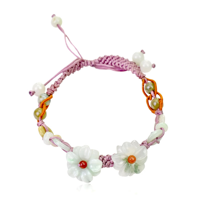 Be Uniquely Stylish with the Double Mums Adjustable Charm BraceletBraceletsSerenity Jade
