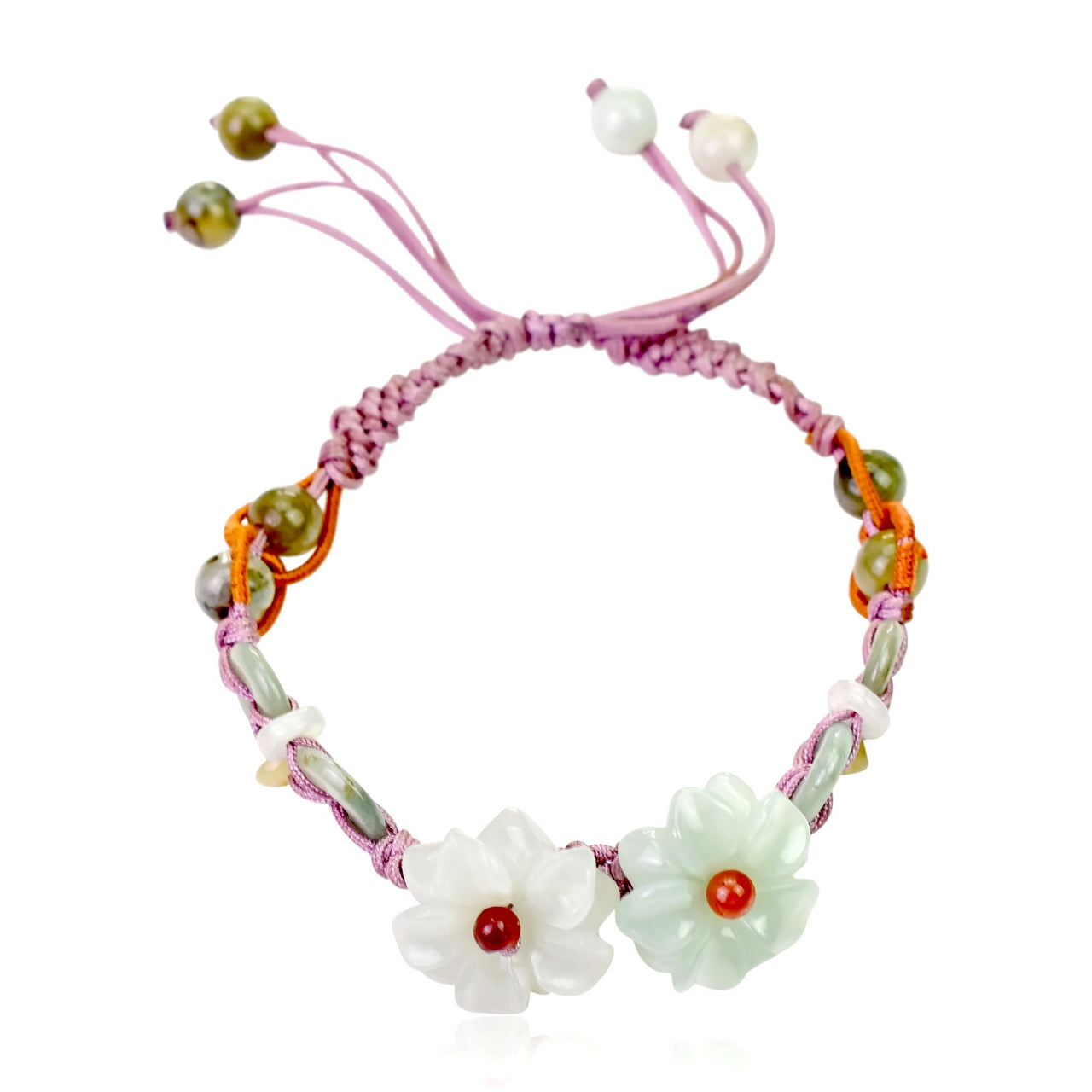 Be Uniquely Stylish with the Double Mums Adjustable Charm BraceletBraceletsSerenity Jade