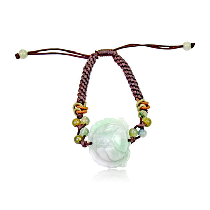 Men Lotus Flower Bracelet a Lotus Pendant for Him Lotus Bracelet Birthday Gift for Spiritual Growth and Purity