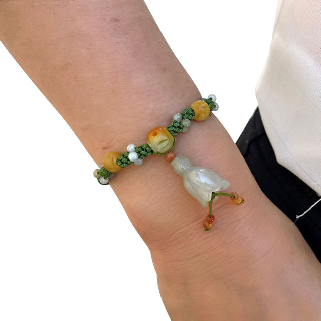 Brighten Up Your Spirit with Bellflower Jade BraceletBraceletsSerenity Jade