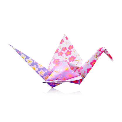 February Stone Birthstone an Origami Crane with Amethyst Birthstone Birthday Gifts Filled With Love and Positive Energy