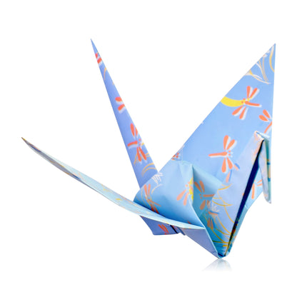 Unique Paper Folding Bird with Diamond April Birthstone a April Birthstone Birthday Gift