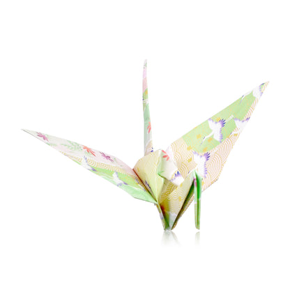 Paper Crane with Diamond Birthstone an April Gemstone Birthday Gift for Hope and New Beginnings
