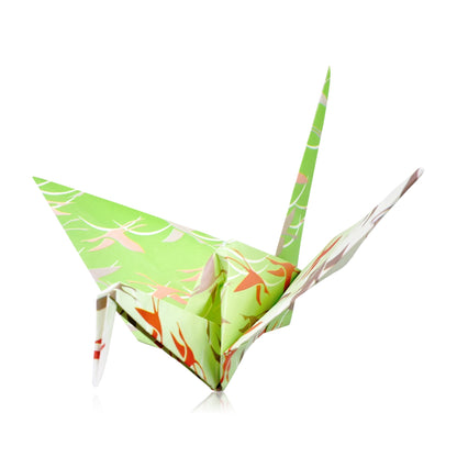 Flying Bird Origami with Peridot August Birthstone A August Gemstone Birthday Gift for Joyful Love