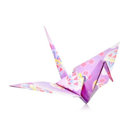 February Birthstone Amethyst in Origami A Feb Birthstone for Unisex Birthday Gift