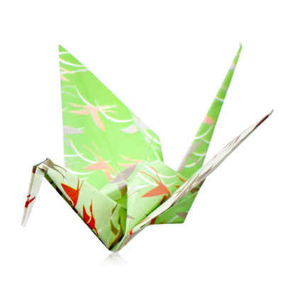 Paper Crane Origami with June Birthstone a Pearl June Birthstone Birthday Gift for Good Fortune