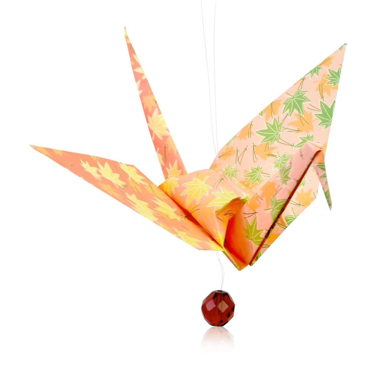 Celebrate November Birthdays with the Warm Glow of Our Amber Origami CraneOrigamiSerenity Jade