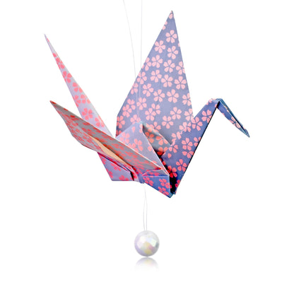 The Paper Crane Mystical Power Opal Birthstone October Birthstone Birthday Gift for Longevity