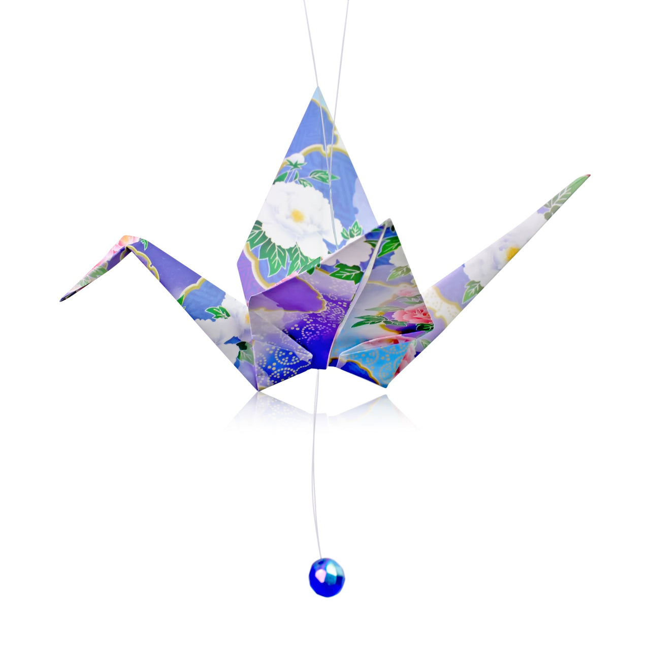 Celebrate September Birthdays with Elegance - Cranes with September BirthstoneOrigamiSerenity Jade