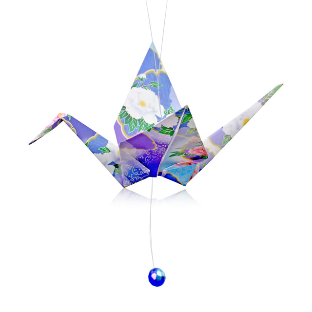 Celebrate September Birthdays with Elegance - Cranes with September BirthstoneOrigamiSerenity Jade