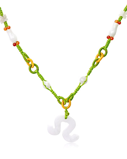 Spiritual Handmade Leo Pendant Jade Gift Leo Zodiac Jewelry For Mother’s Day And Father’s Day Gift