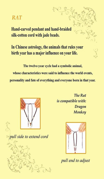 Year of the Rat Post Card, Back Side