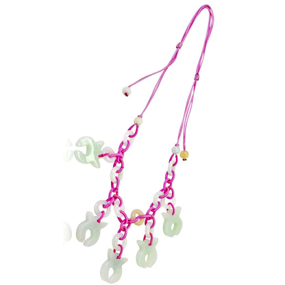 Handmade Jade Taurus Necklace For Women Taurus Birthstone Jewelry Mother's Day Gift Taurus Zodiac Pendant