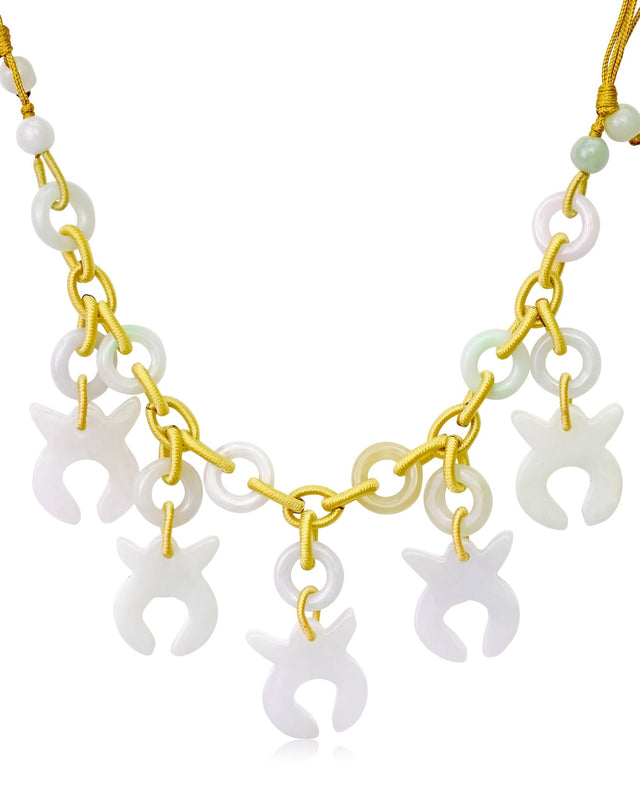 Channel the Strength of the Bull with the Taurus Astrology Jade NecklaceNecklacesSerenity Jade