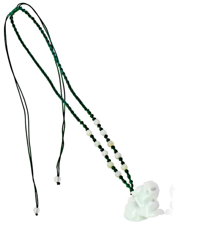 Lion Pendant and Chain for Men Necklace Jade for Father’s Day Gift Handcrafted Mens Jewelry Perfect Holiday Gift for Him