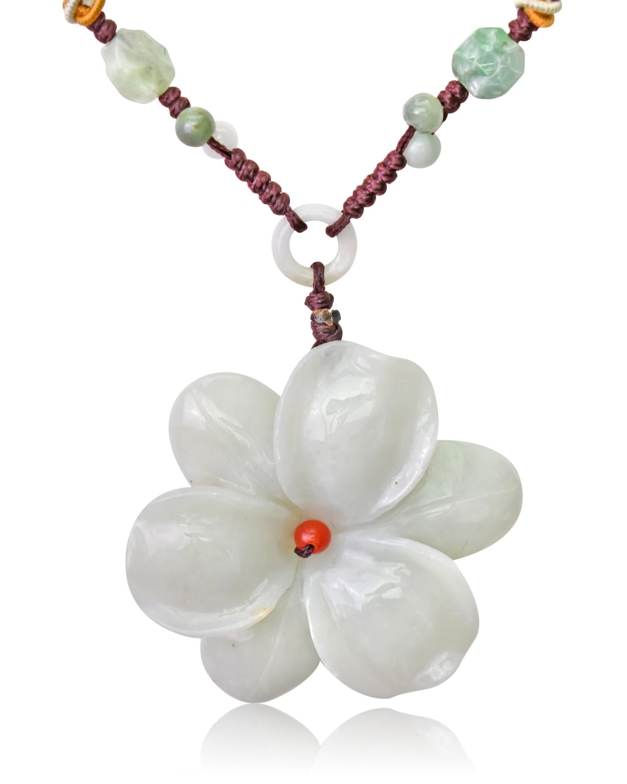 Mystical Trillium Flower a Large Flower Trillium a Magic Of Three Flower Petal Necklace Unforgettable Anniversay Gift For Her
