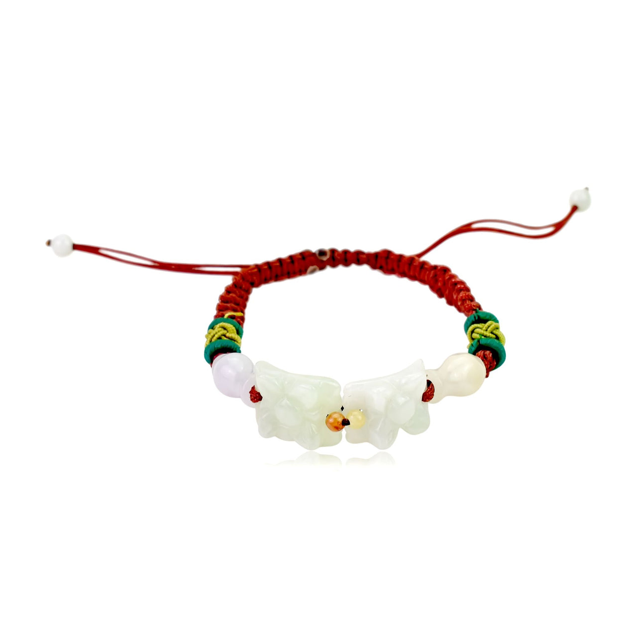 Crafted to Perfection: The Square Shape With Flower Jade BraceletBraceletsSerenity Jade