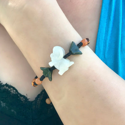 Women Goat Bracelet a Chinese Year of the Sheep for Her Sheep Zodiac for Balance and Good Health Mother's Day Gift