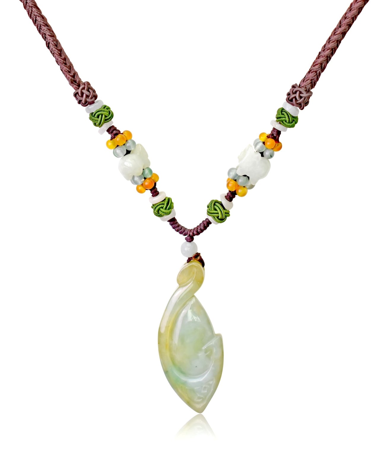 Discover the Magic of the Clover Shape Jade Pendant NecklaceNecklacesSerenity Jade