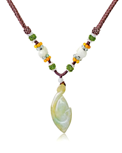 Green Jade Twist Jewelry A Custom Necklace For Women Necklace For Wife Graceful Mother’s Day Gifts