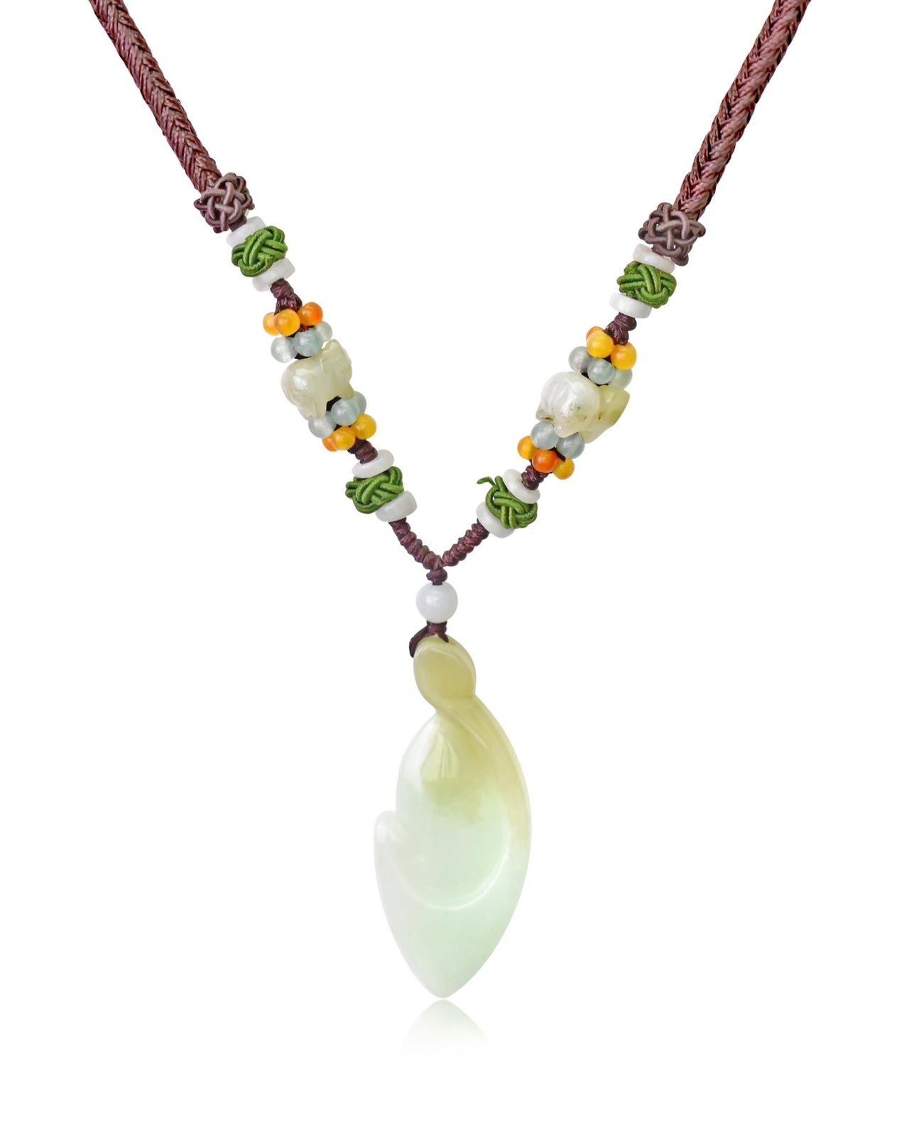 Discover the Magic of the Clover Shape Jade Pendant NecklaceNecklacesSerenity Jade