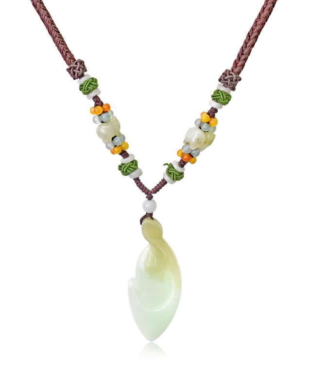 Discover the Magic of the Clover Shape Jade Pendant NecklaceNecklacesSerenity Jade