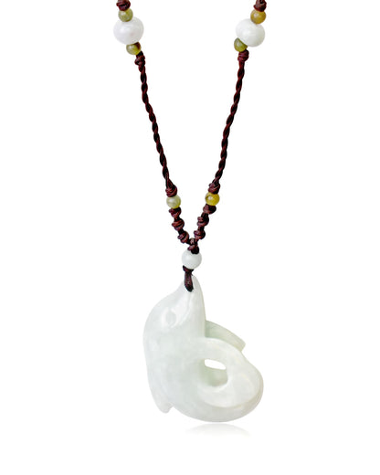 Dolphin Jewelry a Pendant Handmade for Women Necklace Dolphin for Happiness and Intuition a Trendy Birthday Gift