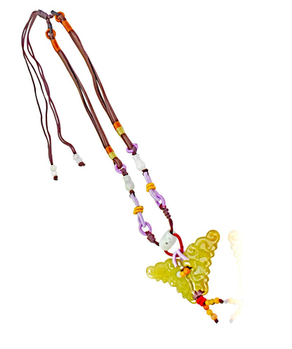 Delicate Butterfly Medallion Pendant For Women Custom Medallion Necklace For Joyful Anniversary Gift