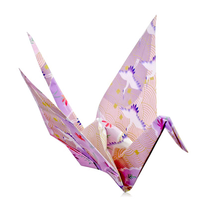 Thousand Crane With February Gemstone A Amethyst Birthstone Month Valentine's Day Gift