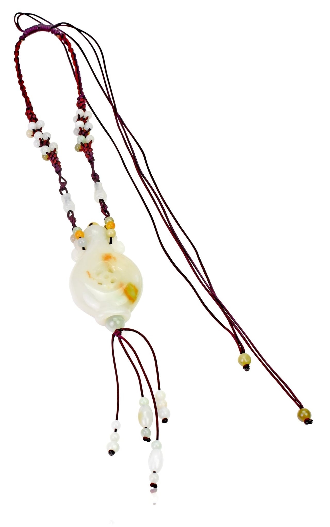Elevate Your Style and Invite Prosperity with the Ancient Vase Handmade Jade Necklace PendantNecklacesSerenity Jade