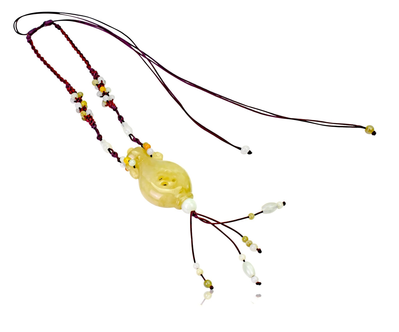 Elevate Your Style and Invite Prosperity with the Ancient Vase Handmade Jade Necklace PendantNecklacesSerenity Jade