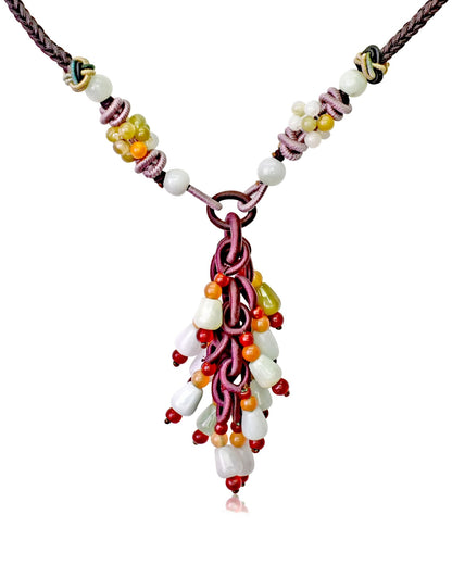 Spiritual Beads Necklace A Unique Handcrafted Jewelry For Unisex Handmade Chain Spiritual Birthday Gift For Her or Him