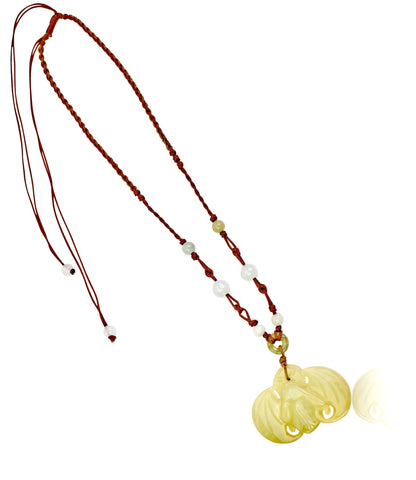 Handcrafted Bat Charm Gems Necklace Elegant Necklace Bat Celebrating Fortune Joy and Positive Transformation