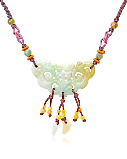 Handmade Jade Medallion Necklace a Medallion Jewelry for Renewal and Peace Soulful Mother’s Day Gift