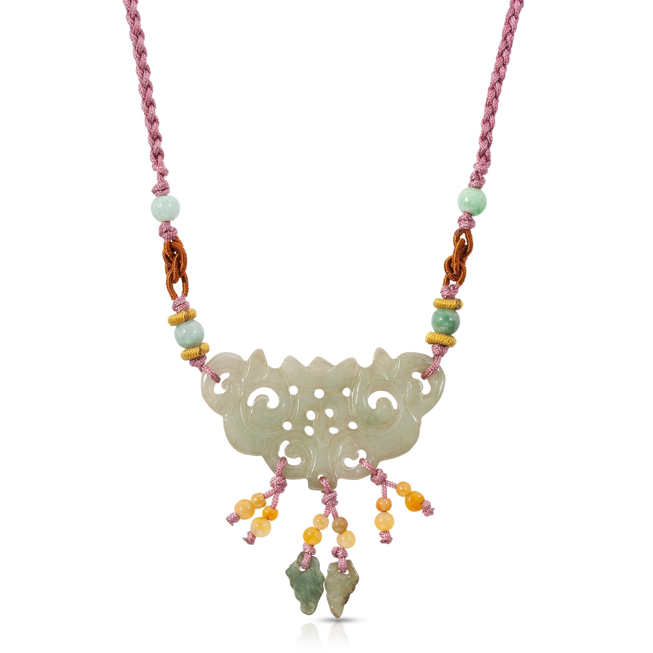 Jade Medallion an Medallion Necklace for Unisex Medallion Jewelry for Mother’s Day or Father's Day Gift