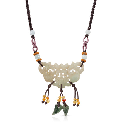 Jade Medallion a Medallion Necklace for Unisex Medallion Jewelry Meaningful Birthday Day Gift