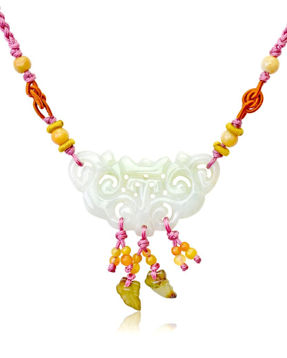White Jade Necklace Jade Medallion Necklace a Medallion Jewelry for Renewal and Peace Meaningful Mother’s Day Gift