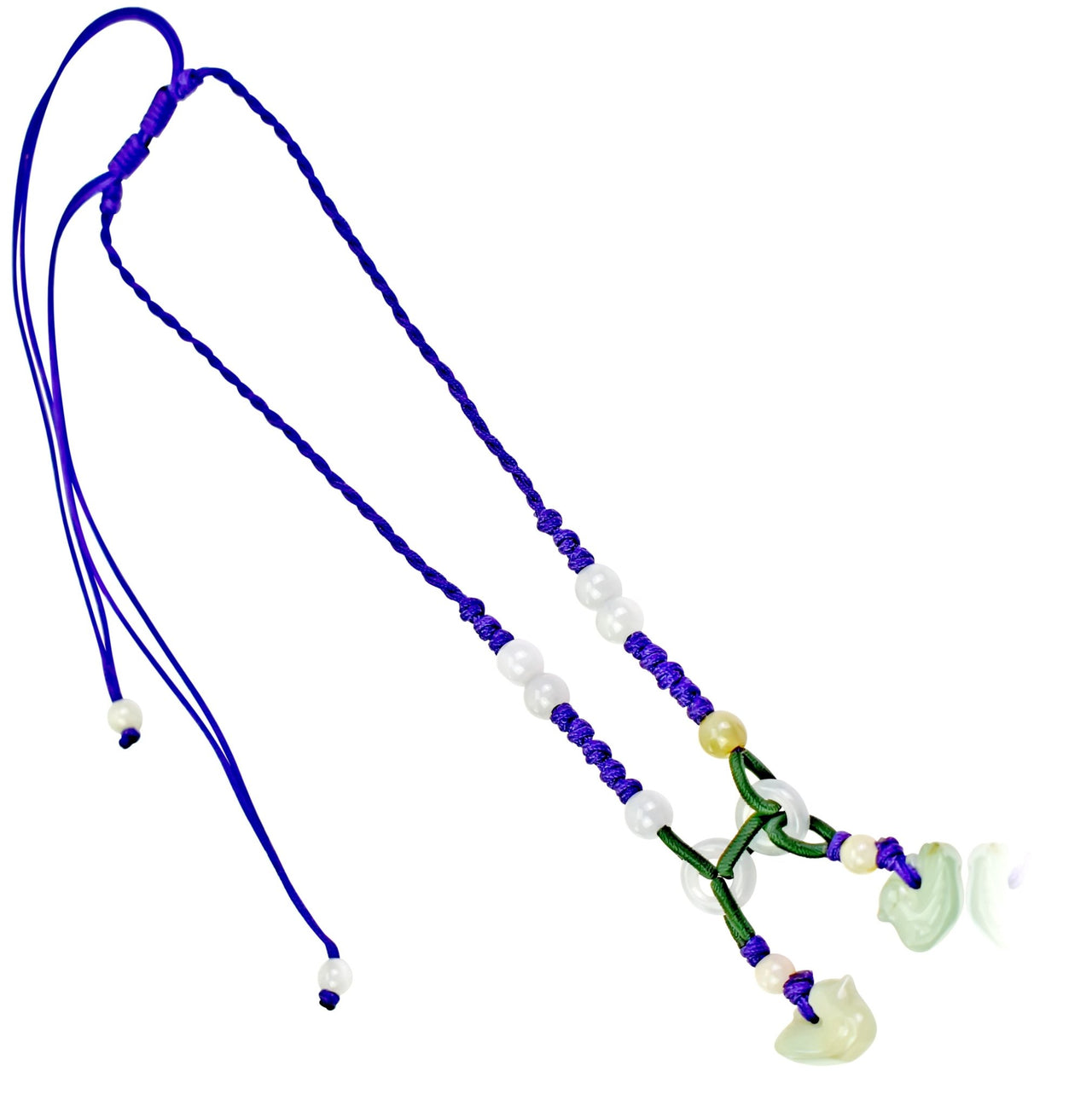 Embrace Love & Freedom with the Double Doves Jade Pendant NecklaceNecklacesSerenity Jade