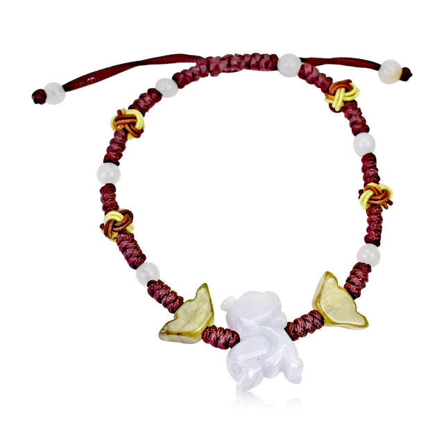 Embrace Loyalty, Courage, and Joy Zodiac Handmade Jade BraceletBraceletsSerenity Jade