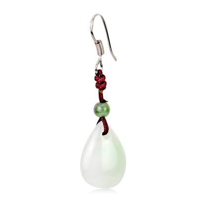 Women Unforgettable Birthday Gift Raindrop Earrings For Her Jade Earrings Drop Earrings