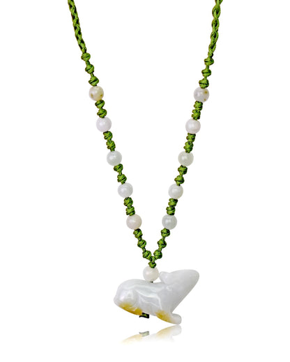 ear Of The Rat Necklace an Oriental Zodiac For Unisex Meaningful Birthday Gift With Lucky Energy